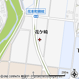 愛知県豊田市花本町花ケ崎周辺の地図