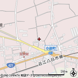 滋賀県東近江市小脇町1393周辺の地図