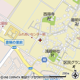 滋賀県野洲市比留田734-2周辺の地図