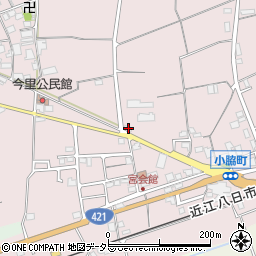 滋賀県東近江市小脇町1439周辺の地図