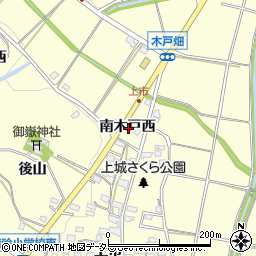 愛知県愛知郡東郷町諸輪南木戸西周辺の地図