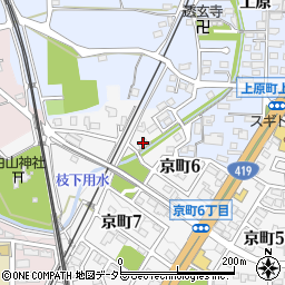 愛知県豊田市京町6丁目6周辺の地図