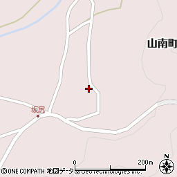 兵庫県丹波市山南町坂尻166周辺の地図