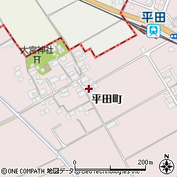 滋賀県東近江市平田町471周辺の地図