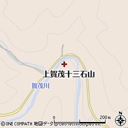 京都府京都市北区上賀茂十三石山28周辺の地図