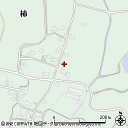 岡山県勝田郡奈義町柿899周辺の地図