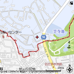愛知県日進市赤池町箕ノ手116周辺の地図