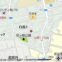 愛知県愛知郡東郷町白鳥1丁目11-7周辺の地図