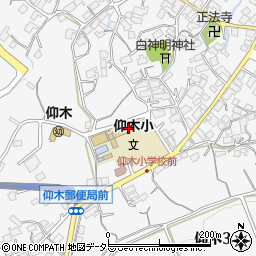 大津市立仰木小学校周辺の地図