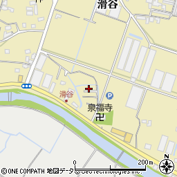 千葉県鴨川市滑谷53-4周辺の地図