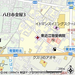 世界凧博物館・東近江大凧会館　本館周辺の地図