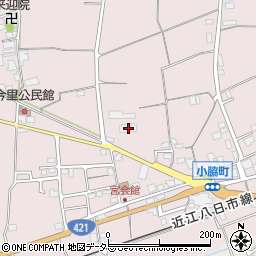 滋賀県東近江市小脇町1441周辺の地図