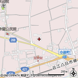 滋賀県東近江市小脇町1441周辺の地図