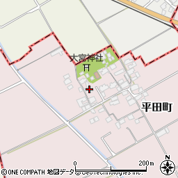 滋賀県東近江市平田町520周辺の地図