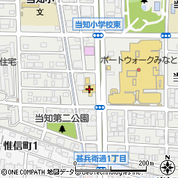 愛知トヨタＷＥＳＴ　当知南店周辺の地図