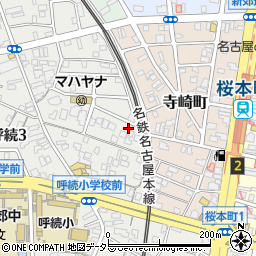 シエスタ桜本町周辺の地図
