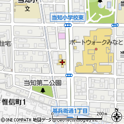 愛知トヨタ自動車当知南店周辺の地図