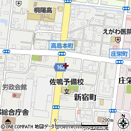ガッツレンタカー沼津新宿町店周辺の地図