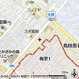 ドラゴン高坂店周辺の地図