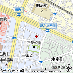 千代荘周辺の地図