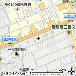 セブンイレブン三島玉川店周辺の地図