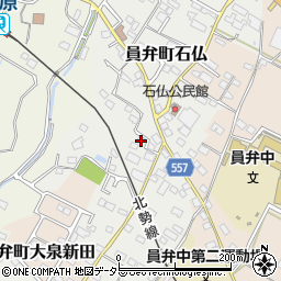 三重県いなべ市員弁町石仏2001-2周辺の地図