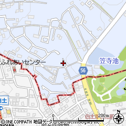 愛知県日進市赤池町箕ノ手2-71周辺の地図
