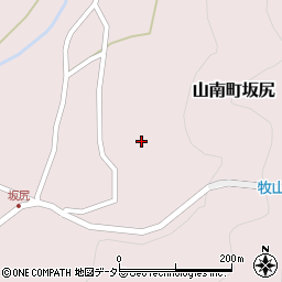 兵庫県丹波市山南町坂尻182周辺の地図