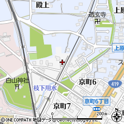 愛知県豊田市京町6丁目1-9周辺の地図