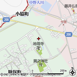 滋賀県東近江市糠塚町1291周辺の地図