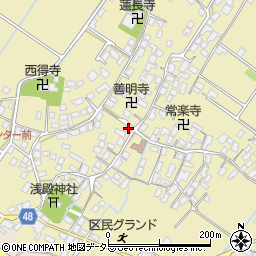 滋賀県野洲市比留田659周辺の地図