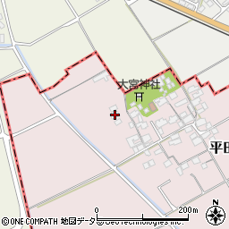 滋賀県東近江市平田町510周辺の地図