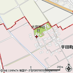 滋賀県東近江市平田町516周辺の地図