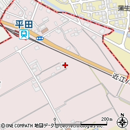 滋賀県東近江市平田町159周辺の地図
