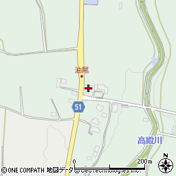 岡山県勝田郡奈義町柿366-1周辺の地図