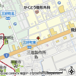 無添くら寿司 三島南店周辺の地図