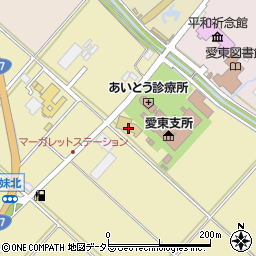 東近江市立愛東あいあい幼稚園周辺の地図