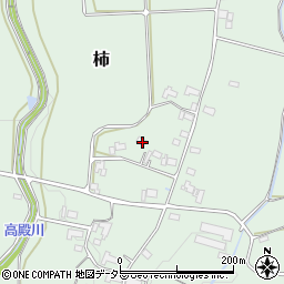 岡山県勝田郡奈義町柿842周辺の地図