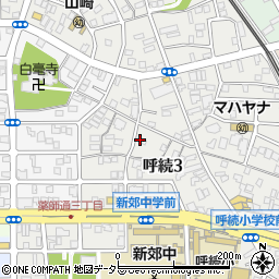 愛知県名古屋市南区呼続3丁目17周辺の地図