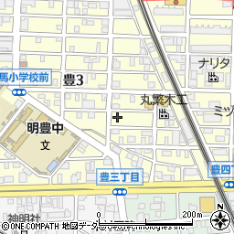 ＭＩＷＡ塾マンツーマン　豊教室周辺の地図