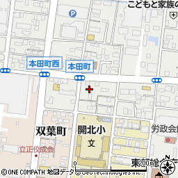 静岡県沼津市本田町5-17周辺の地図