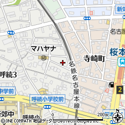 愛知県名古屋市南区呼続3丁目9周辺の地図