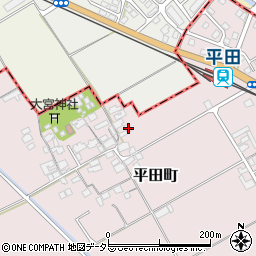 滋賀県東近江市平田町391周辺の地図