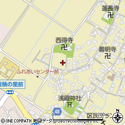 滋賀県野洲市比留田856-4周辺の地図
