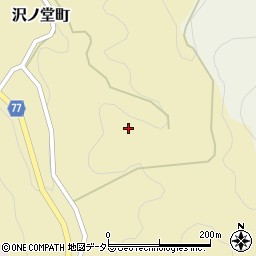 愛知県豊田市沢ノ堂町（宇城）周辺の地図
