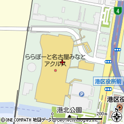 ドコモショップ　ららぽーと名古屋みなとアクルス店周辺の地図