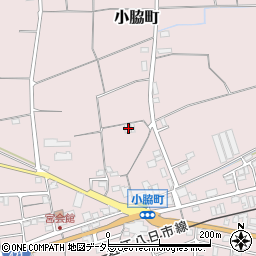 滋賀県東近江市小脇町1232周辺の地図