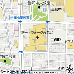 愛知銀行ポートウォークみなと ＡＴＭ周辺の地図