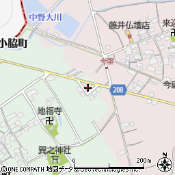 滋賀県東近江市糠塚町14周辺の地図
