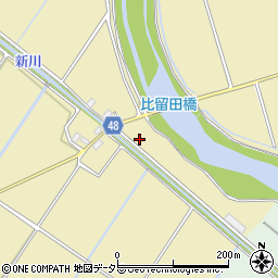 滋賀県野洲市比留田3774周辺の地図